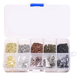 Zhubi 275 pièces chaînes en alliage de Zinc anneaux de saut fermoirs homard or <span class=keywords><strong>argent</strong></span> Bronze résultats de bijoux breloques en métal <span class=keywords><strong>pour</strong></span> la fabrication de bijoux - Product Image 4