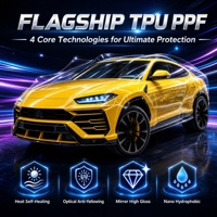Vente directe d'usine, film de protection de peinture TPU anti-jaunissement 240 microns, haute transparence