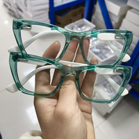 Montures de lunettes optiques carrées en acétate massif pour femmes et hommes – Design tendance, monture intégrale, protection oculaire – Vente en gros