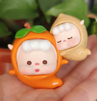 Kotak Misteri Wuwu Beans Wuwu Minis dengan Figur Wuwu yang Menggemaskan, Minuman Mini, Figur Koleksi Vinyl untuk Dekorasi
