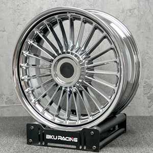 Cerchi in Lega Forgiati Bku a 2 Pezzi 5x127 per <span class=keywords><strong>Cadillac</strong></span> 62 Coupe Sedan <span class=keywords><strong>DeVille</strong></span> 60 Special Fleetwood, 20 Pollici 8.5J, Cromati Personalizzati - Product Image 3