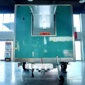 รถเข็นขายขนมหวาน ไอศกรีม เจลาโต้ รถพ่วงขายอาหาร CE รถพ่วงขายอาหารกลางแจ้ง - Product Image 1