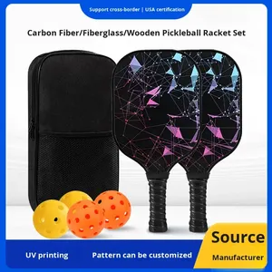 ไม้พายพิคเคิลบอลคาร์บอนไฟเบอร์และไฟเบอร์กลาสขายส่ง หนา 16 มม. ไม้พายพิคเคิลบอลครบชุดสำหรับการค้าข้ามพรมแดน - Product Image 3