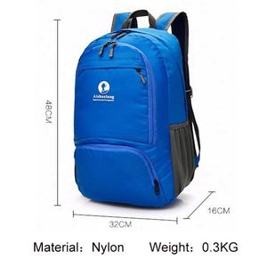 Mochila Escolar Ligera y Suave al por Mayor, Mochila Plegable Impermeable de Nailon para Viajes y Deportes - Product Image 2