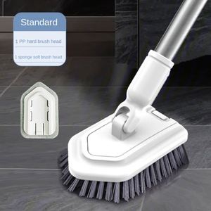 Factory Direct Long Handle Bath and Kitchen Cleaning Brush Special Cross-Border Foreign Trade with Bristle Floor Seam Brush - Product Image 6