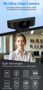 Cámara web USB 4K para sensor CMOS de escritorio con controlador de cámara web para grabación de vídeo en PC Youtube - Product Image 3