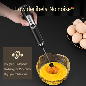 Hot Bán Thân Thiện Với Môi Có Thể Điều Chỉnh USB Có Thể Sạc Lại Cầm Tay 3 Tốc Độ Điện Mini Tay Máy Xay Sinh Tố Cho Latte Cappuccino Trứng Sữa - Product Image 5