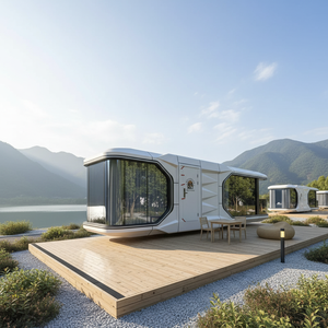 Capsule spatiale préfabriquée, <span class=keywords><strong>maison</strong></span> mobile, pod de glamping, cabane étanche et résistante au vent pour hôtel touristique en station balnéaire - Product Image 1