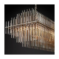 Lustres rectangulaires noirs en métal de style américain, luminaires modernes en verre pour hôtel, pendentifs décoratifs pour îlot de cuisine