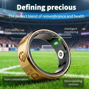Nouvelle conception de bague intelligente IA personnalisée pour la Coupe du Monde 2026, alliant fonctions sportives et de santé, selfie avec identité exclusive pour les fans - Product Image 2