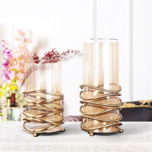 Custom Homeware Metal Craft Glass <strong>Vase</strong> Table Wedding Art High Quality Minimalist <strong>Flower</strong> <strong>Vase</strong> for Home Decor - Product Image 5