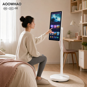 หน้าจออัจฉริยะแบบหมุนได้ 360 องศา AOOWHAO ขนาด 19-32 นิ้ว ความละเอียด 4K ระบบสัมผัสแบบ Capacitive ระบบแอนดรอยด์ °   ทีวีแบบพกพาหมุนได้สำหรับใช้ในบ้านและห้องนอน - Product Image 1
