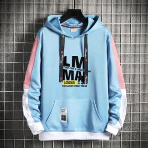 2021 felpe con cappuccio da <span class=keywords><strong>uomo</strong></span> oversize felpe con Logo tascabile ricamato primavera autunno top vestiti modello 3D - Product Image 3