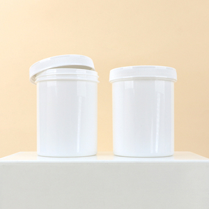 Wholesale 8oz 250ml Round Travel Cosmetic Lotion Packaging <b>Jar</b> PP Facial Body Cream Packing <b>Jars</b> <b>Plastic</b> Barrer - Product Image 2