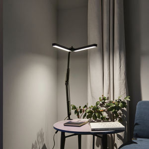 Luminária de Mesa LED com Braço Articulado Moderna Elétrica Flexível Dobrável 4100K (Luz Solar) Temperatura de Cor Alto Índice de Reprodução Cromática para Leitura - Product Image 3