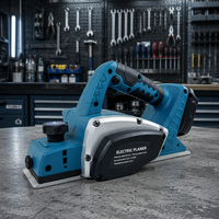 Raboteuse électrique sans fil Makita 18V puissante à moteur sans balais, batterie lithium-ion durable, réglage de profondeur haute précision, pour le bricolage du bois