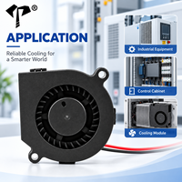 Mini ventilateur soufflant sans balais DC 12V 24V 60x60x15mm à faible bruit pour purificateur d'air, refroidissement d'armoires et usage industriel (ventilateur centrifuge)