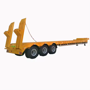 Heavy-Duty Articulated Low-Bed Semi-<b>Trailer</b> <b>Commercial</b> <b>Truck</b> <b>Trailers</b> Product - Product Image 6