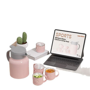 316 <span class=keywords><strong>carafe</strong></span> à café thermique en acier inoxydable Double paroi pot sous vide flacon théière filtre à <span class=keywords><strong>eau</strong></span> amovible gobelets en acier isolés - Product Image 2