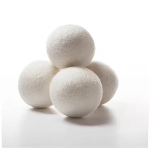 Venta al por mayor de fábrica reutilizable tamaño personalizado Premium blanco lavandería lana secador bolas Color - Product Image 6