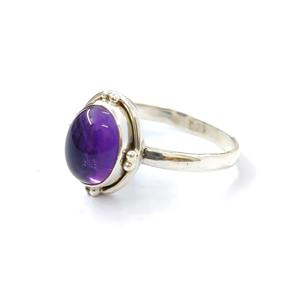 Amethyst <b>Ring</b> 925 Sterling Silver Gemstone <b>Ring</b> Adjustable Amethyst Handmade Collection <b>Fine</b> <b>Rings</b> Silver Jewelry Bulk price - Product Image 4