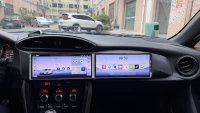 XTRONS Autoradio Android à double écran entièrement laminé de 10,25 pouces, lecteur multimédia 4+64 Go, 4G mondial pour Toyota 86/Subaru BRZ LHD