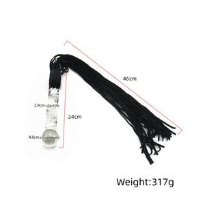 Fusta de Cuero Fetiche con Varita de Placer de Cristal con Punta de Bola - Juguete Sexual para SM o Sexo Anal/Masturbación Dildo - Product Image 6