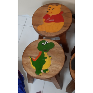 <b>Wooden</b> Stool - Product Image 4