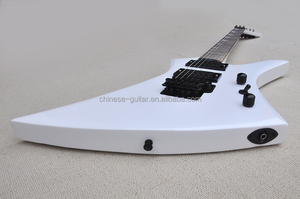 Flyoung White Unusual shape Guitar Musical <b>Instrument</b> 6 <b>String</b> Guitar - Product Image 4
