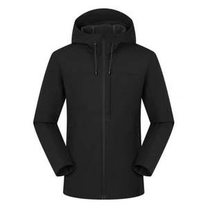 Veste d'extérieur unisexe tendance, coupe-vent, imperméable, respirante, légère, avec capuche, broderie personnalisée, idéale pour la randonnée - Product Image 4