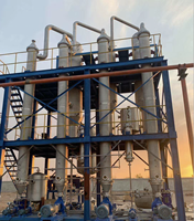 Evaporator Kristalisasi Sirkulasi Paksa Titanium MVR Otomatis Penuh dengan Pompa Pemulihan Natrium Klorida Kemurnian Tinggi dan Bantalan