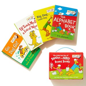 Petites boîtes rouges : Livres cartonnés pour la première enfance - Go Dog Go ; Big Dog Little Dog ; Livre de l'alphabet ; Je vais apprendre à mon chien beaucoup de mots ; Fabriqué en Chine - Product Image 3