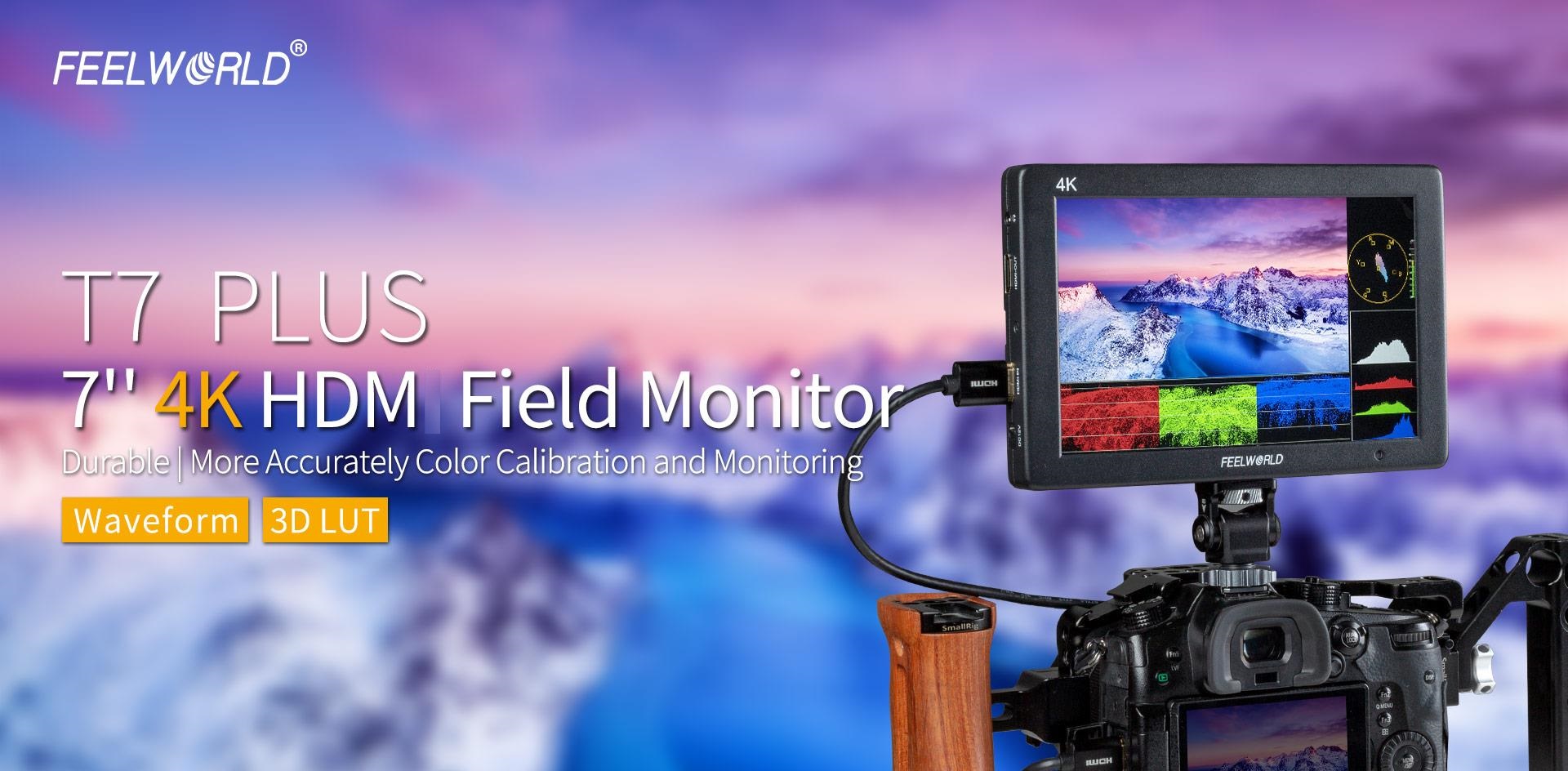 Feelworld T7 PLUS 7in Field Monitor - Virtual Reality Ready