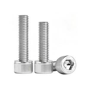 Boulon hexagonal à tête de coupelle galvanisé en acier haute résistance Boulons à tête cylindrique en zinc blanc bleu - Product Image 3