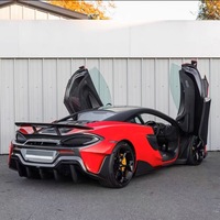Kit de Carrocería de Fibra de Carbono Estilo 600LT para McLaren 540C 570S Coupé, Parachoques Delantero y Escape, 100% Compatible