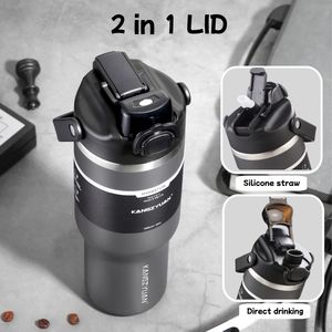 2025 Draagbare 304 Roestvrij Staal 32Oz <span class=keywords><strong>Thermos</strong></span> Dubbele Wand Vacuüm Geïsoleerde Tuimelaar Voor Kantoor Buitenshuis Reizen - Product Image 2