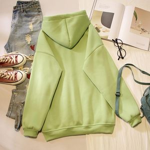 FOXA Sweat-shirt à capuche surdimensionné pour femme, motif grenouille mignonne et skateboard, en tricot doux, à manches longues et épais - Product Image 4