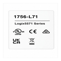 1756-L71 PLC Kontrol Cihazı CPU 2MB Bellek 1GB SD Kart 128 I/O Ethernet/IP Endüstriyel Otomasyon için Şasi İşlemcisi