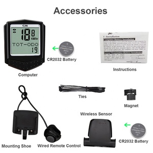 Nuevo anuncio Multifuncional ejercicio inalámbrico LCD velocímetro bicicleta ordenador - Product Image 3