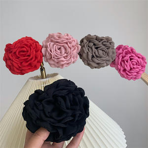 Arrière de la carte de cheveux de tête Instagram blogueur pince à requin accessoires pour cheveux version haute femme <span class=keywords><strong>Caro</strong></span> la même pince à saisir rose séchée - Product Image 3