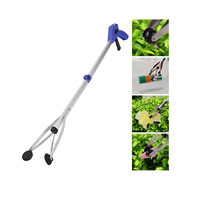 Ramasseur de objets ergonomique pour personnes âgées et handicapées, pliable, antidérapant, réutilisable, léger et portable