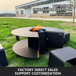 Mesa <span class=keywords><strong>de</strong></span> Exterior Premium para Fogatas, Chimenea para Patio, Jardín, Calefacción y Barbacoa - Product Image 3