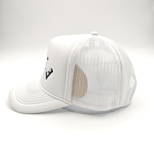 Casquette de baseball unisexe personnalisée avec logo 3D brodé, en maille, pour l'été, décontractée, sportive, en mousse, style camionneur, à visière incurvée - Product Image 4