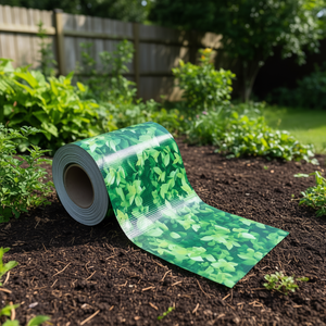 ตาข่ายบังตาสีเขียว PVC สำหรับสวน ขนาด 114.8 ฟุต x 0.6 ฟุต สำหรับใช้งานกลางแจ้ง - Product Image 2