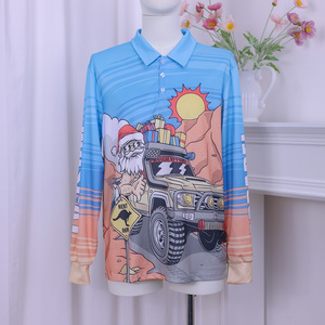 Pull de Noël <span class=keywords><strong>moche</strong></span> à manches longues personnalisé, taille plus, 1 pièce, motif Père Noël dans le désert, pour les vacances en famille - Product Image 4