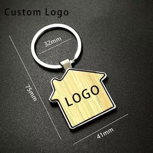 <b>Custom</b> Logo Wooden <b>Keychains</b>, Beech Wood with Love Shape for Engraving - Product Image 1