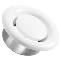 Diffuseur d'air de retour en acier galvanisé blanc laqué, à montage au plafond, réglable, facile à installer, moderne, pour extérieur