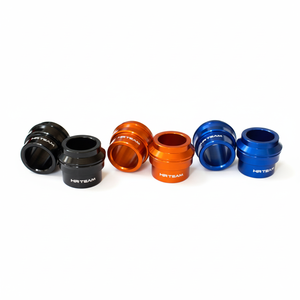 Per KTM SX-F 250 06-14 distanziatori ruota anteriore rosso 20mm & 15mm realizzati in lega e alluminio - Product Image 1