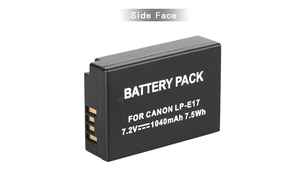 Mamen LP-E17 pin có thể sạc lại 7.2V 1040mAh <span class=keywords><strong>Lithium</strong></span> máy ảnh kỹ thuật số Pin cho Canon - Product Image 6