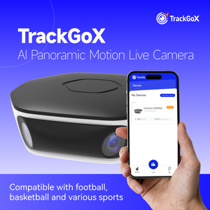 Cámara en Vivo para Baloncesto con IA Mejorada, Herramienta de Transmisión Móvil y Grabación Profesional TrackGoX - Product Image 1